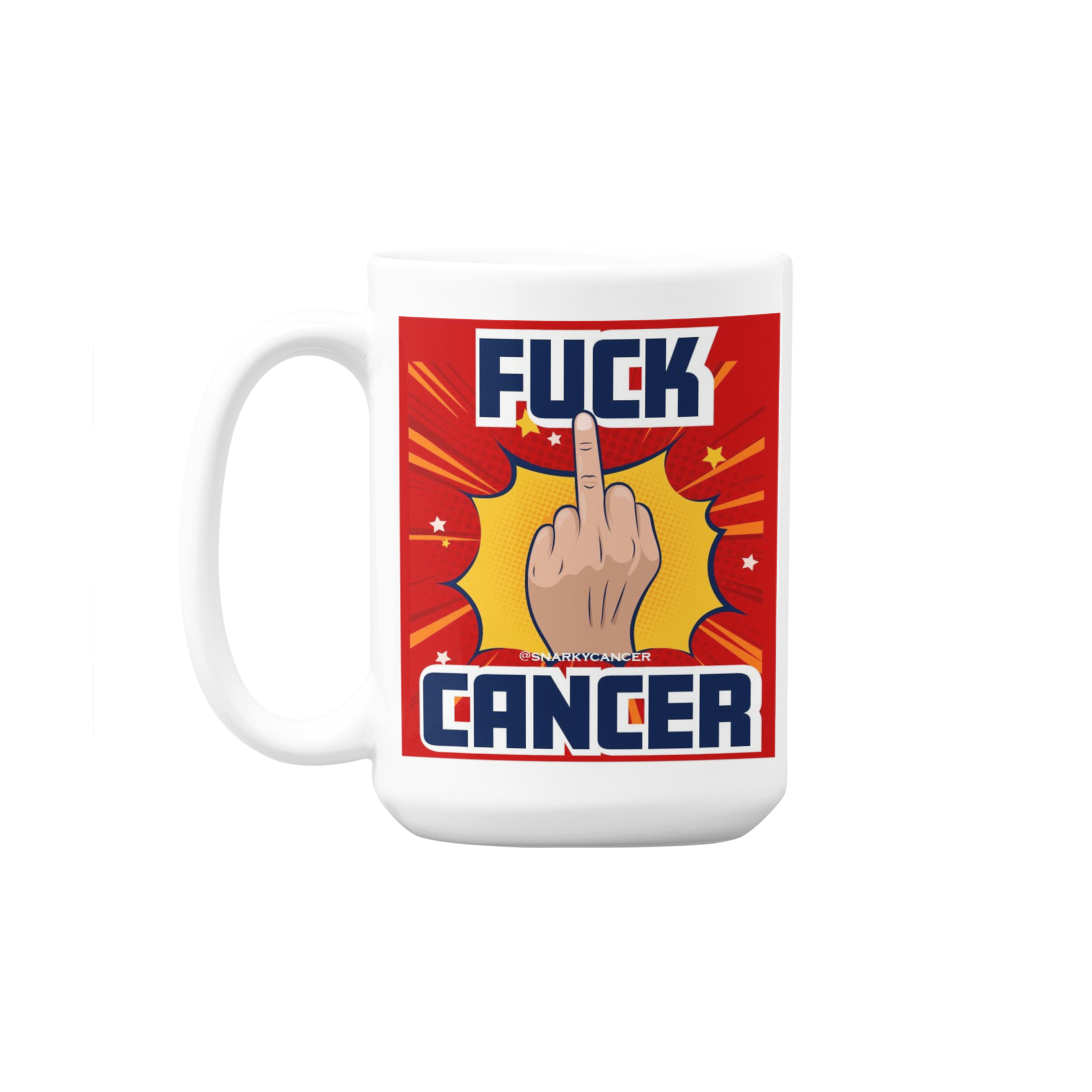 Colorful F*CK Cancer Mug