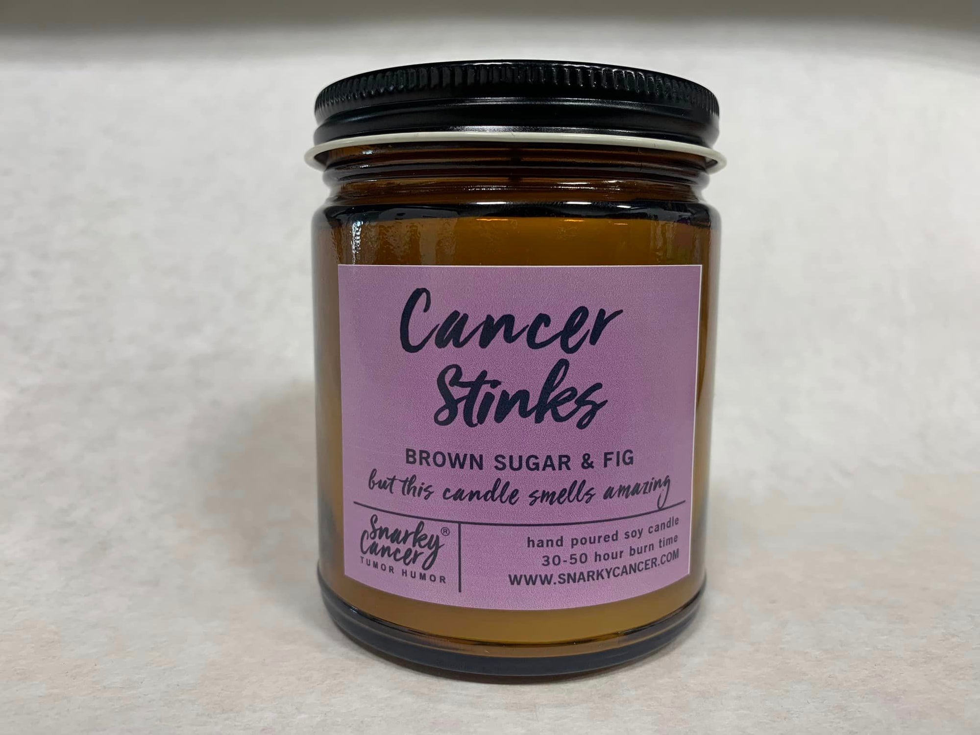 Cancer Stinks Soy Candle
