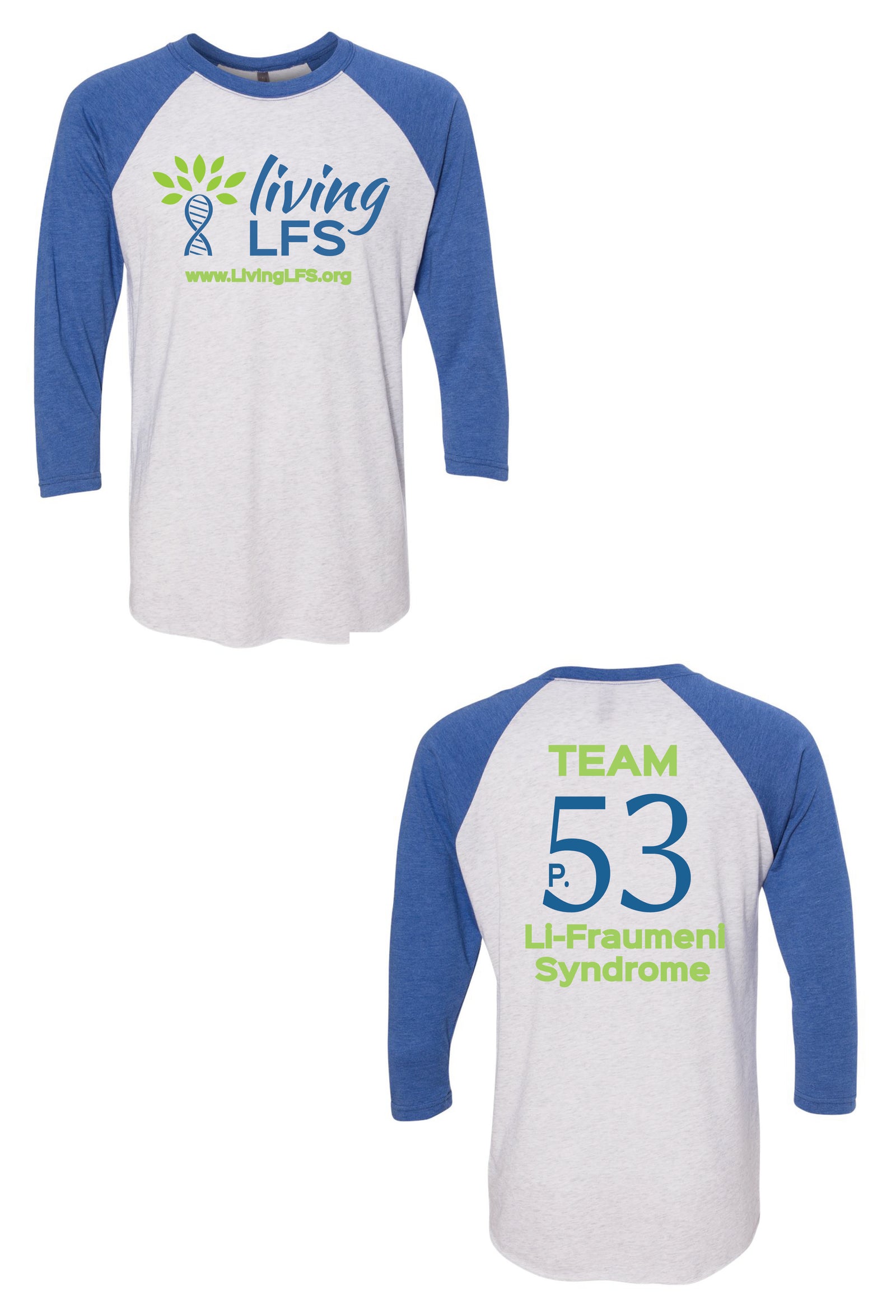 Team Li-Fraumeni Baseball Tee