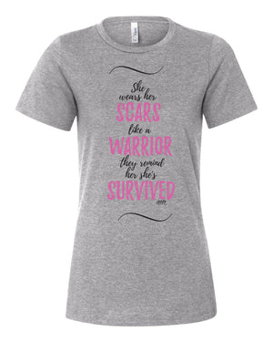 She Wears Her Scars Like a Warrior~Click for All Styles
