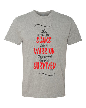 She Wears Her Scars Like a Warrior~Click for All Styles