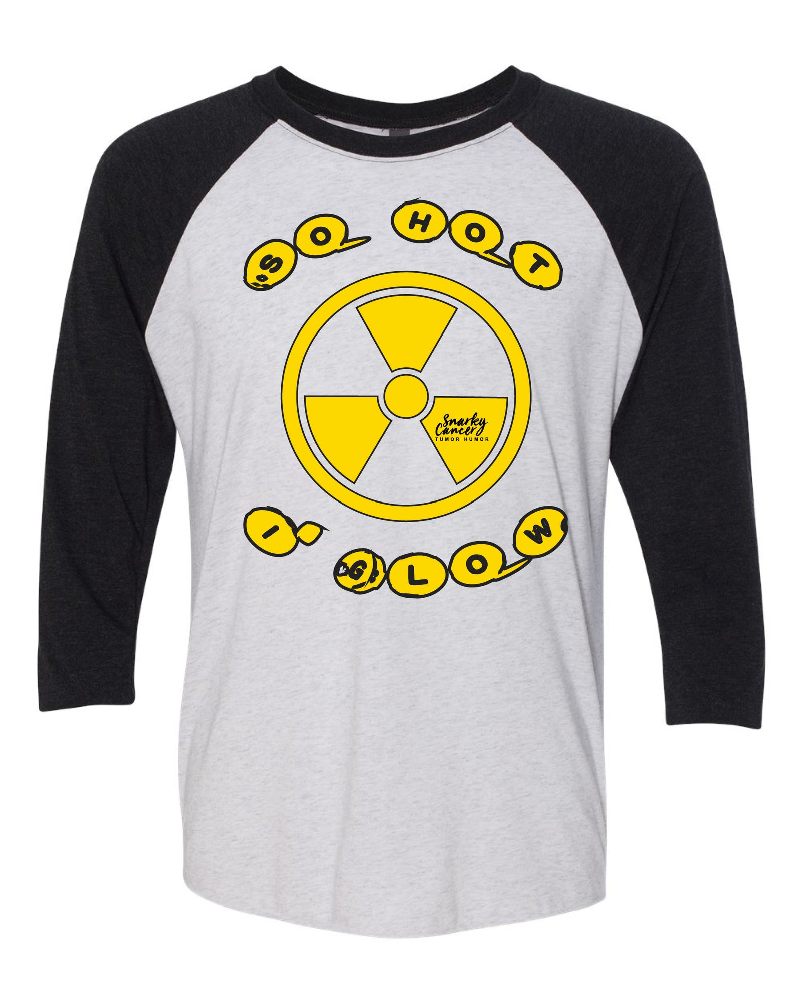 So Hot I Glow 3/4 Sleeve Raglan