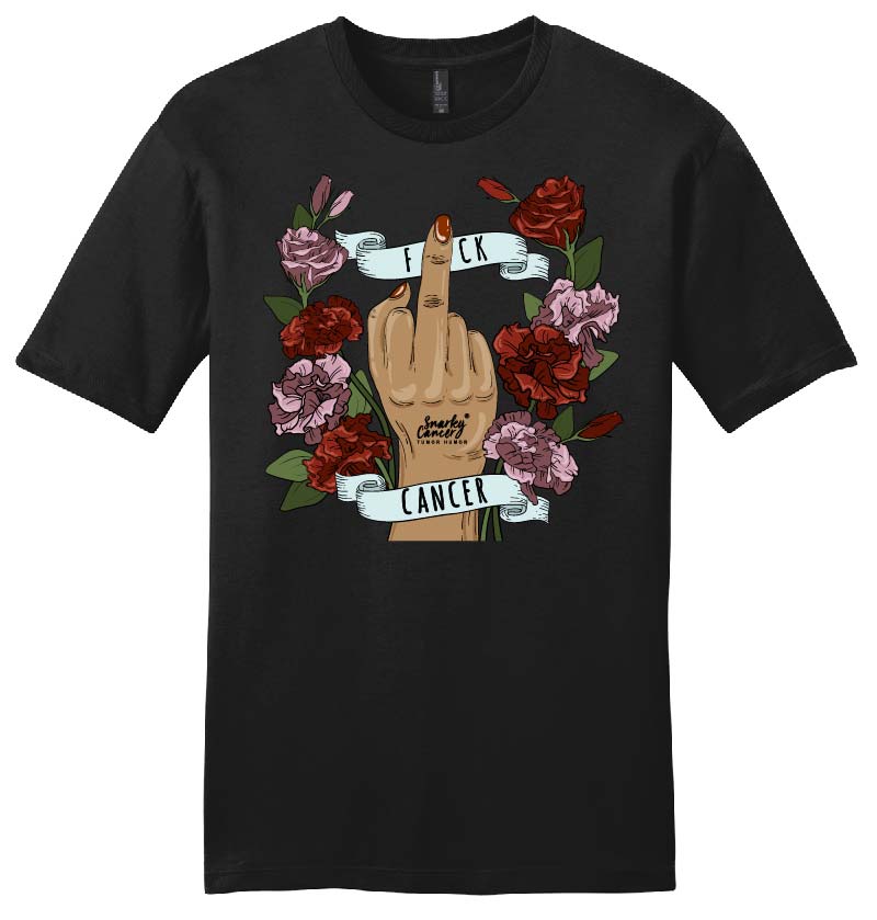 F-Cancer Floral Tee